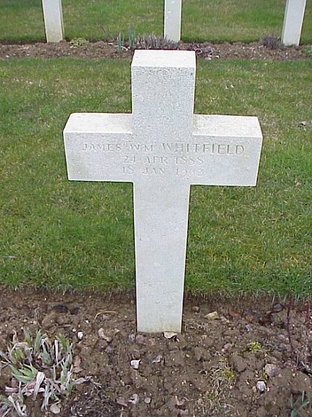[Mr JWM Whitfield Grave Marker]