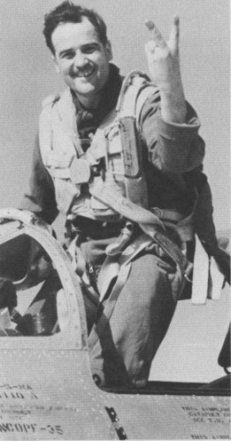 Levesque following his MiG kill