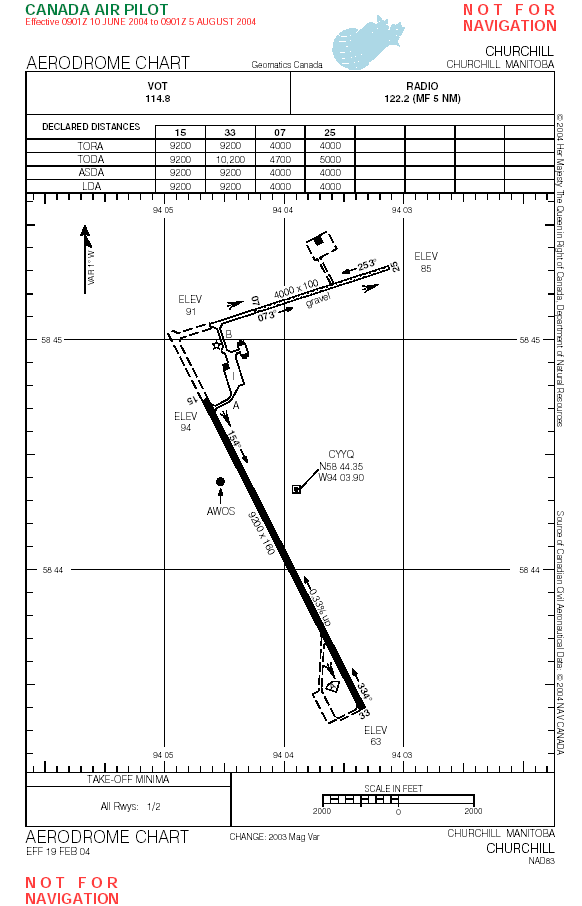 [Aerodrome Layout in 2004]