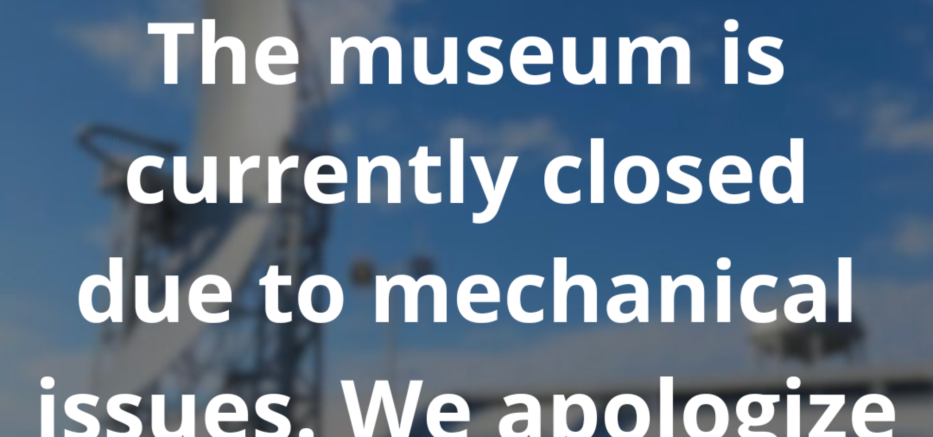 Museum Closed July 10, 2025