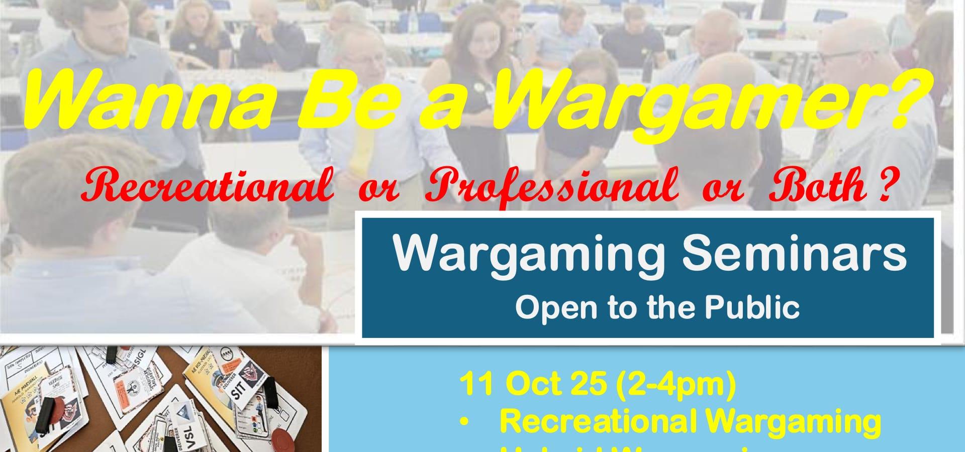 Wanna Be a Wargamer? poster