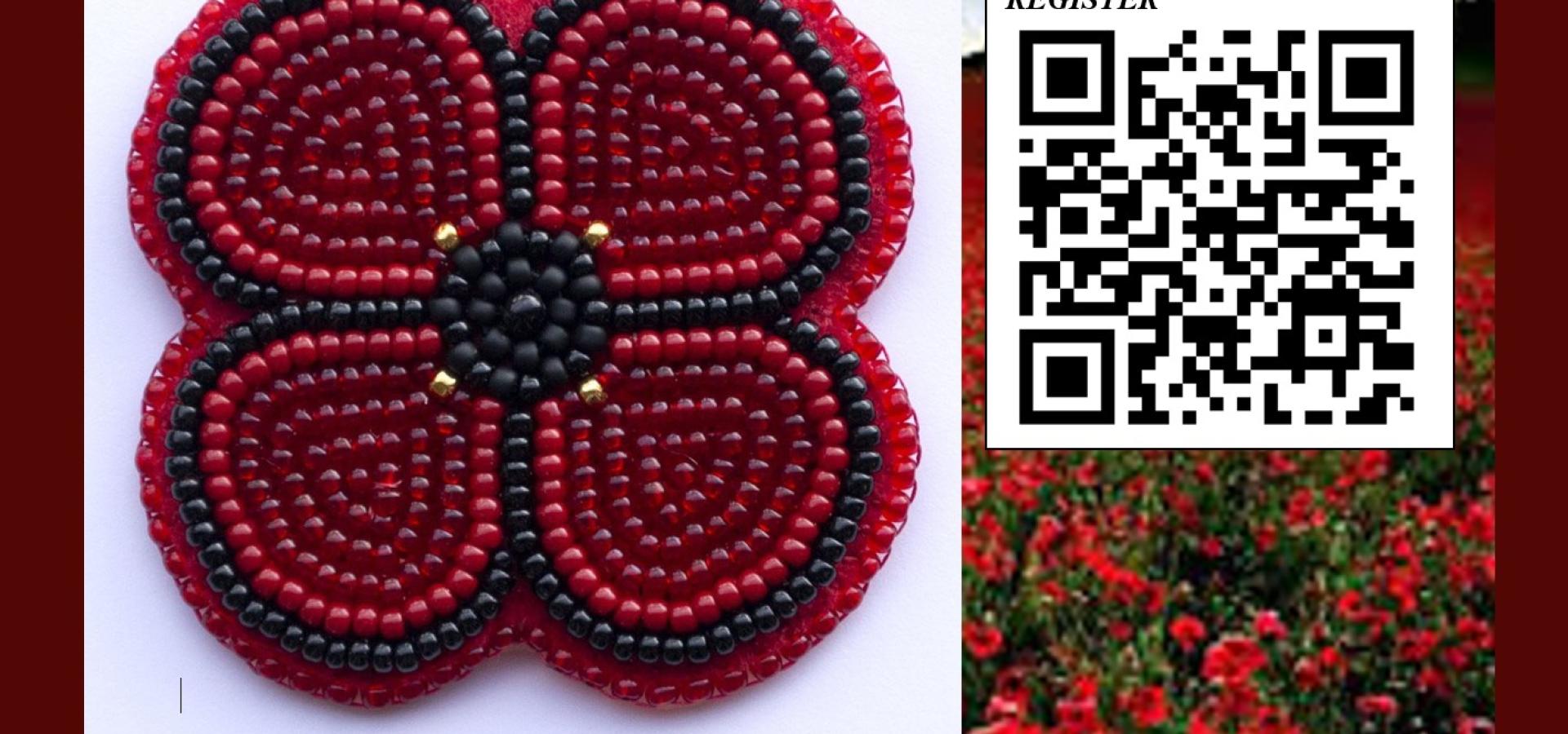  CFB Kingston Beaded Poppy Indigenous Workshop