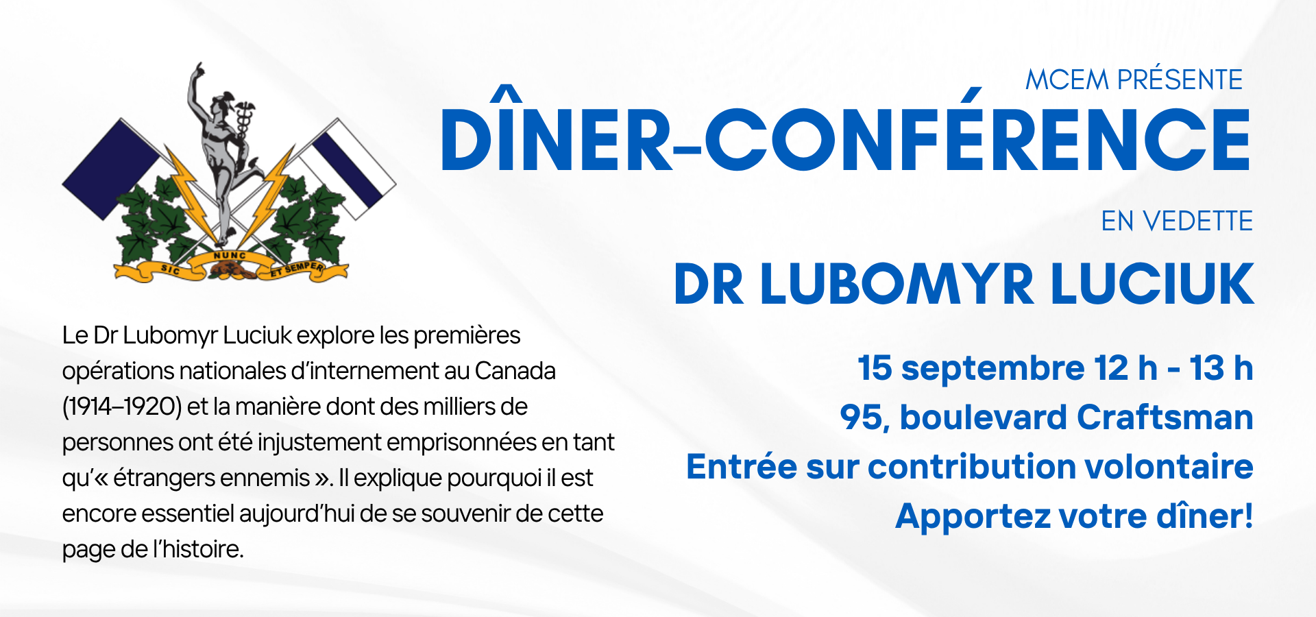Diner-conference septembre 2026